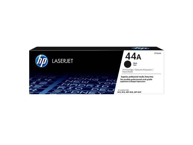 HP 44A Black Original LaserJet Toner Cartridge (CF244A)