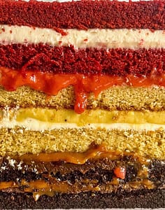 Picture of cake with filling