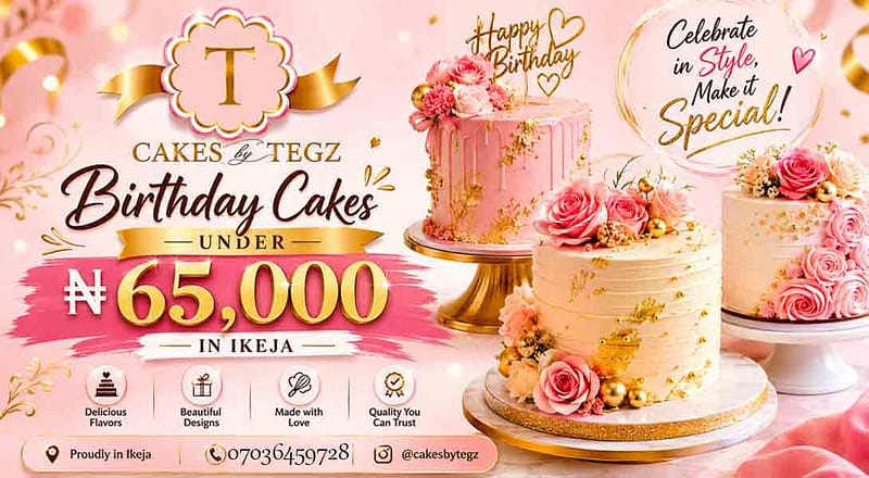 birthday cakes under 65,000 naira in ikeja
