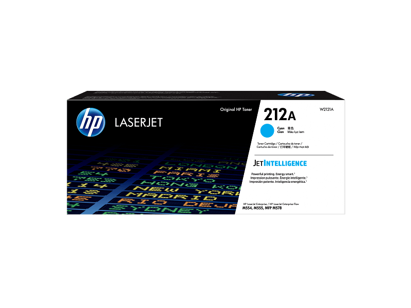 HP 212A Cyan Original LaserJet Toner Cartridge (W2121A) HP 212A Cyan Original LaserJet Toner Cartridge (W2121A)