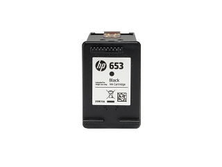 HP 653 Black Original Ink Advantage Cartridge (3YM75AE)