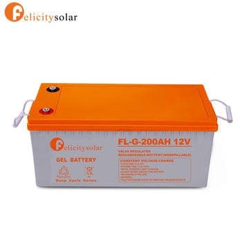 FL-G-200AH12V-GEL-battery-front-view
