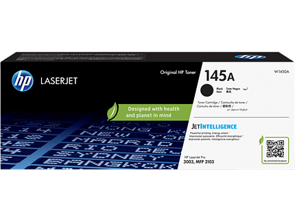 HP 145A Black Original LaserJet Toner Cartridge (W1450A)