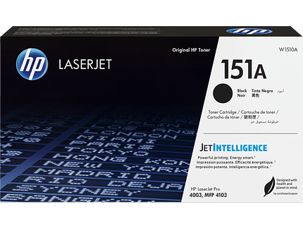 HP 151A Black LaserJet Toner Cartridge (W1510A)