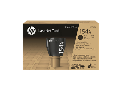 HP 154A Black Original LaserJet Tank Toner Reload Kit (W1540A)