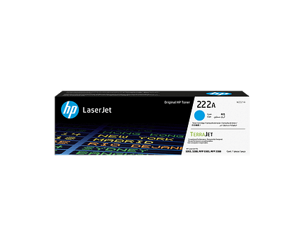 HP 222A Cyan Original LaserJet Toner Cartridge (W2221A)