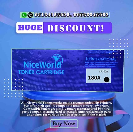 Niceworld 130A BLACK Compatible Toner Cartridge in Lagos