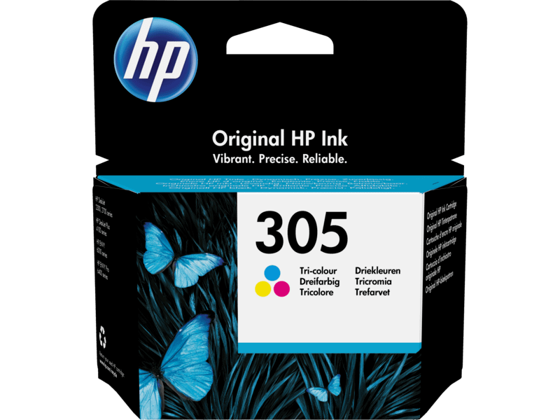 HP 305 Tri-color Original Ink Cartridge (3YM60AE) HP 305 Tri-color Original Ink Cartridge (3YM60AE)