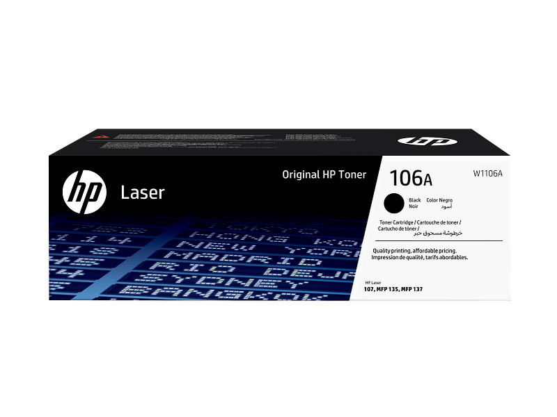 HP 106A Black Original Laser Toner Cartridge (W1106A) In Lagos HP 106A Black Original Laser Toner Cartridge (W1106A)