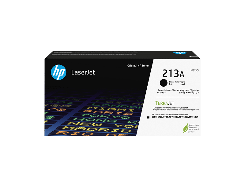 HP 213A Black Original LaserJet Toner Cartridge (W2130A)